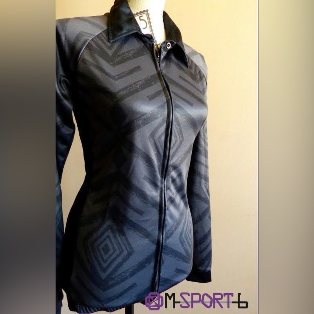 M6 sport cycling / cowgirl western shirt “the air conditioned shirt size medium